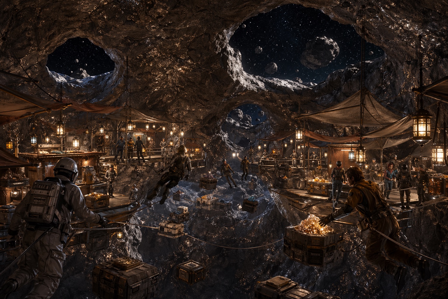 小行星带矿灯市集