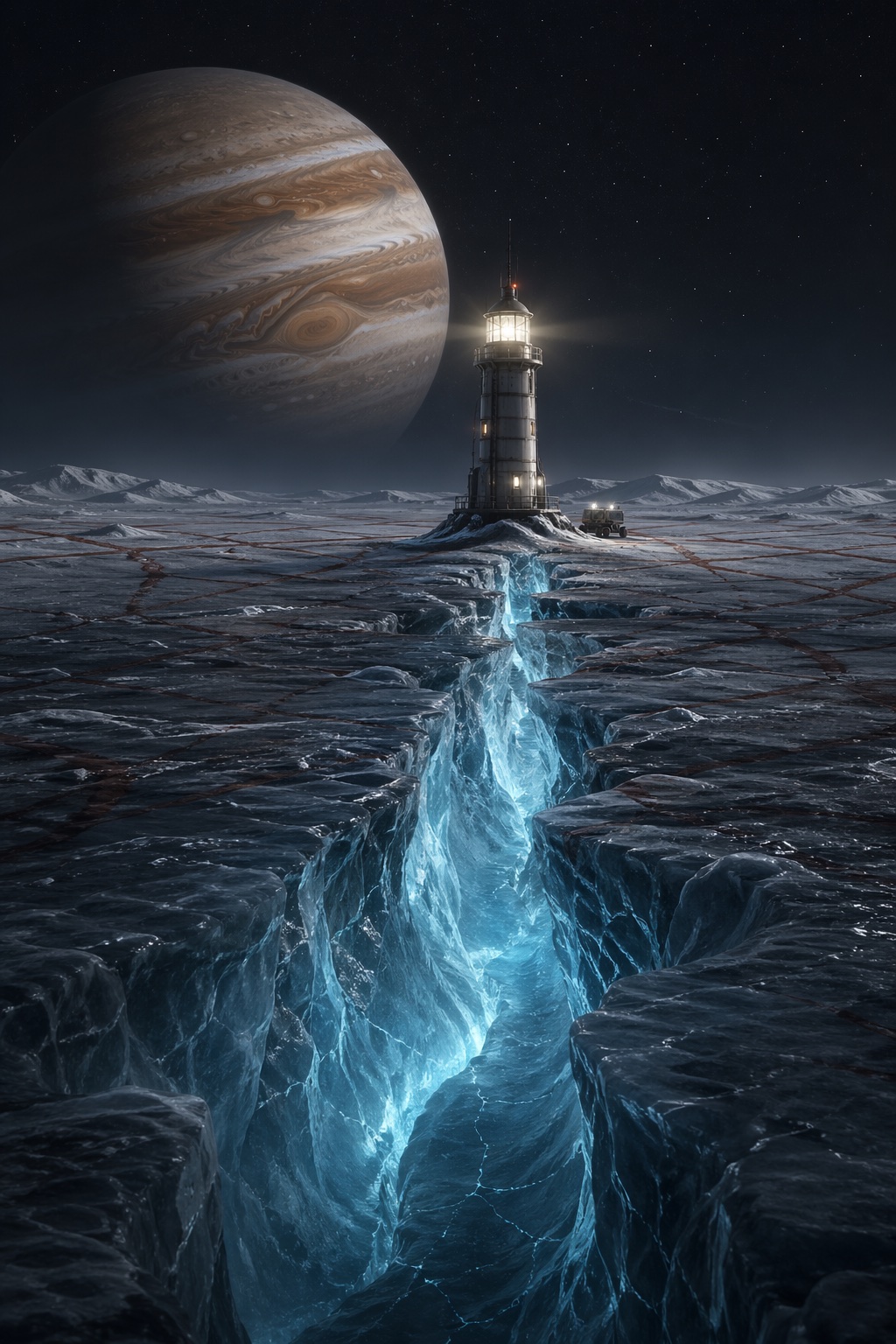 欧罗巴冰海裂缝灯塔