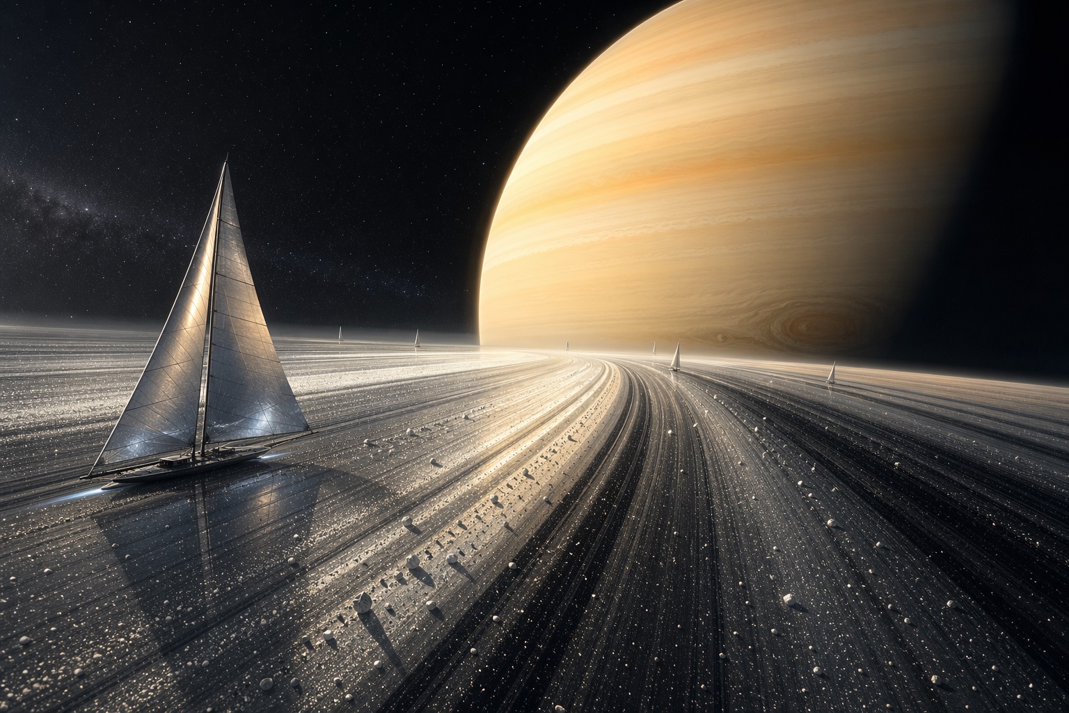 土星环面帆船航道