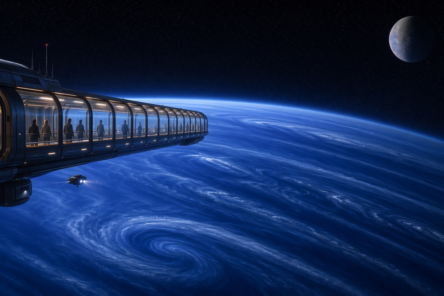 海王星蓝色疾风廊