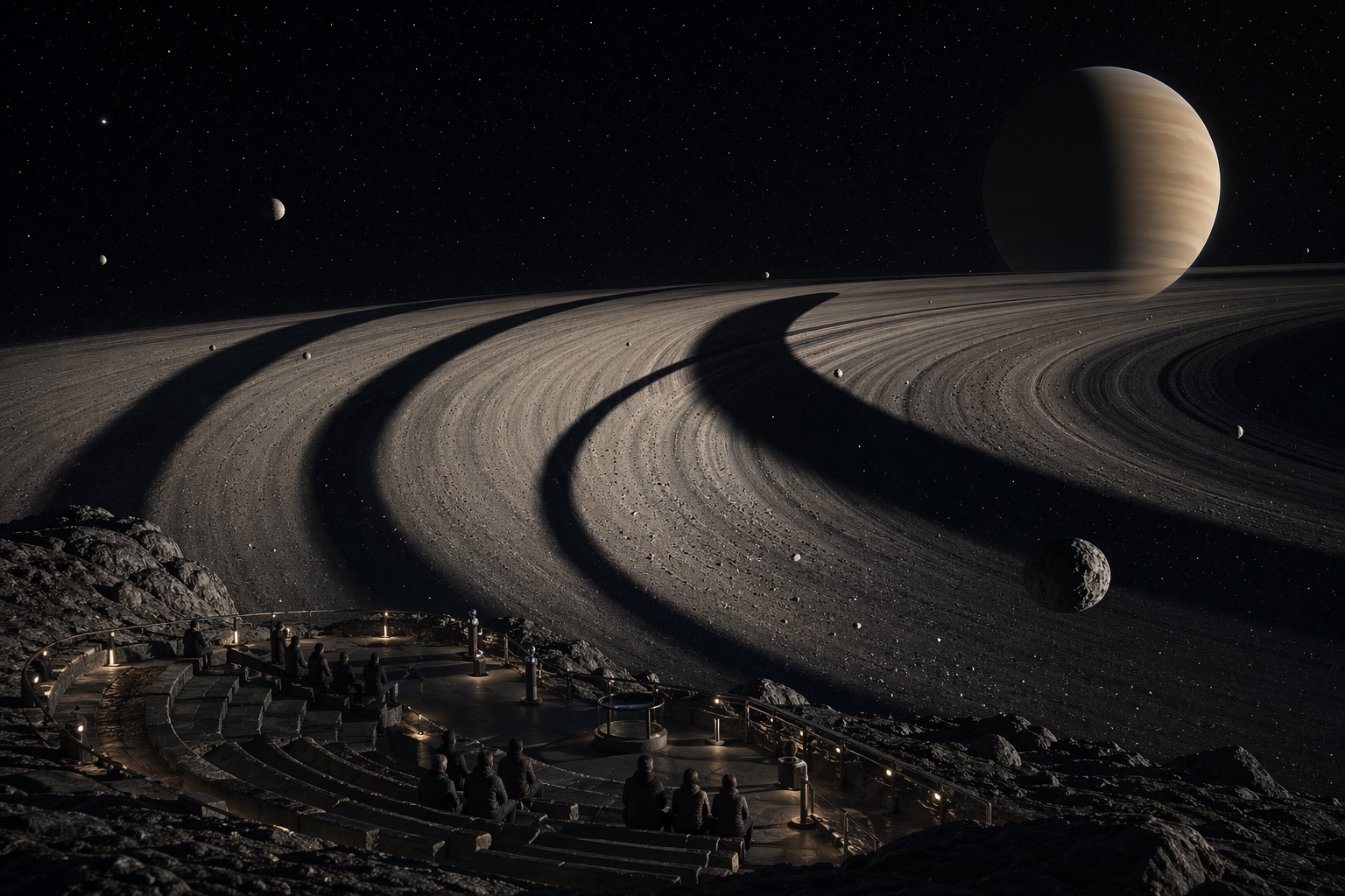 土星牧羊卫星影子剧场