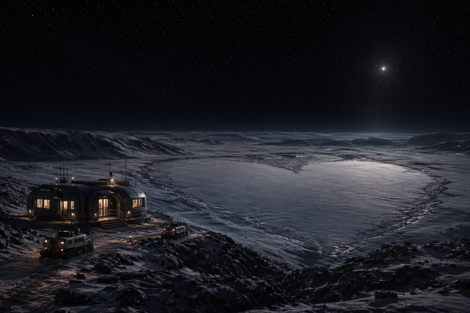 冥王星心形平原夜行站