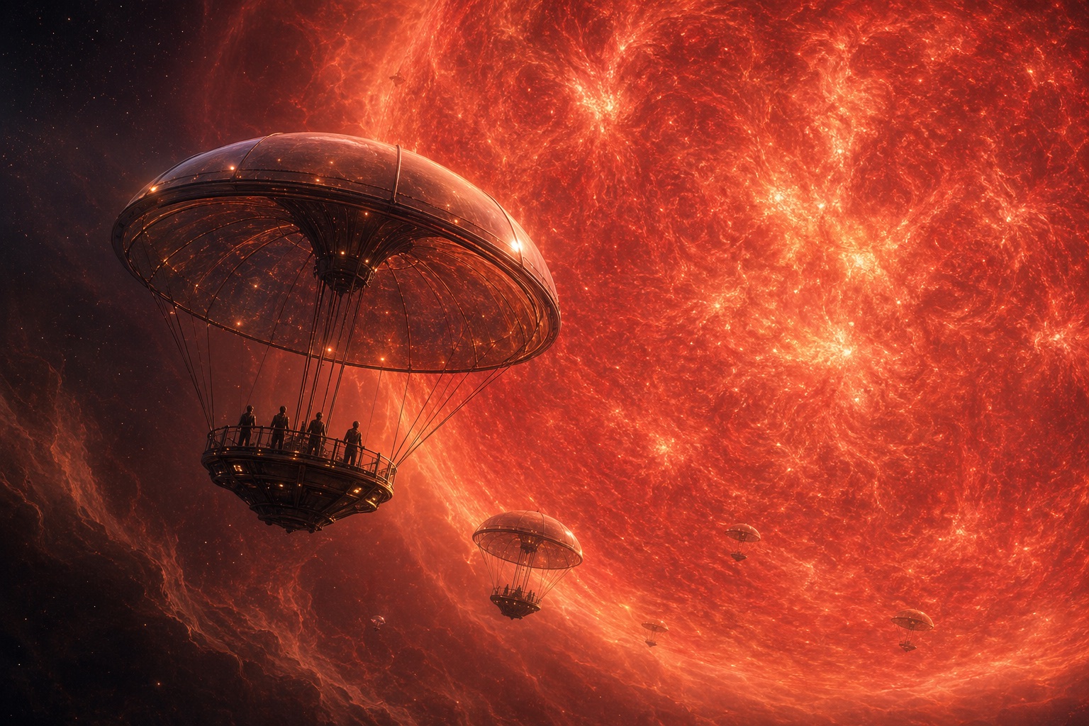 红巨星外层漂流伞