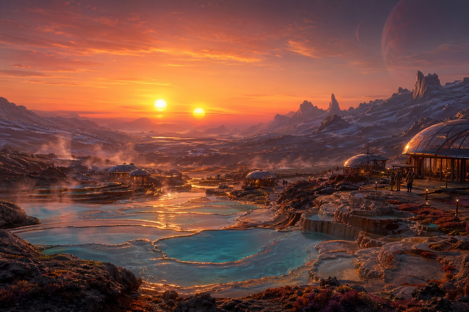 双星日落温泉谷