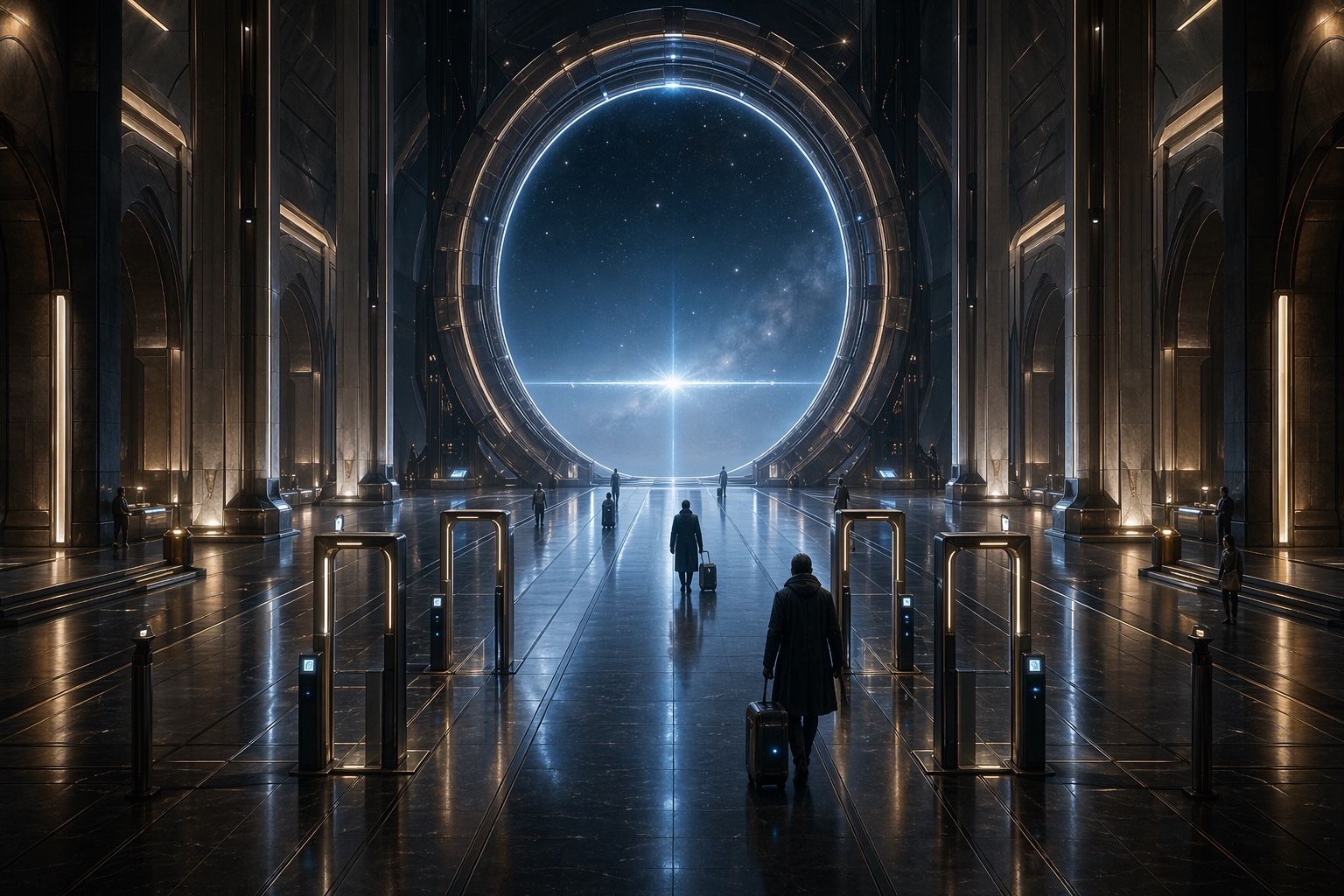 星门海关静默大厅