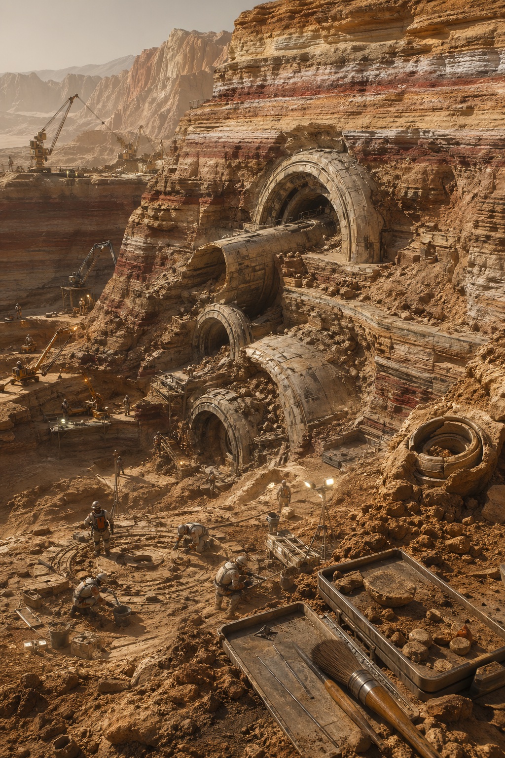 外星港口化石层