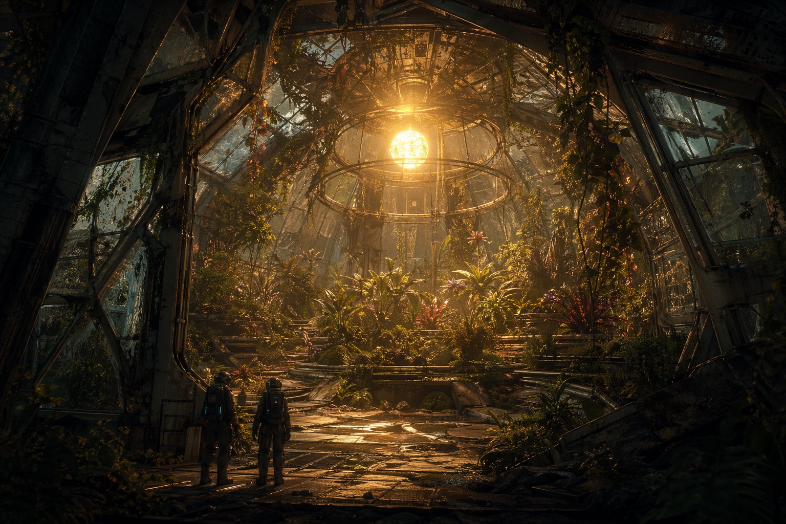 遗落人工太阳花园