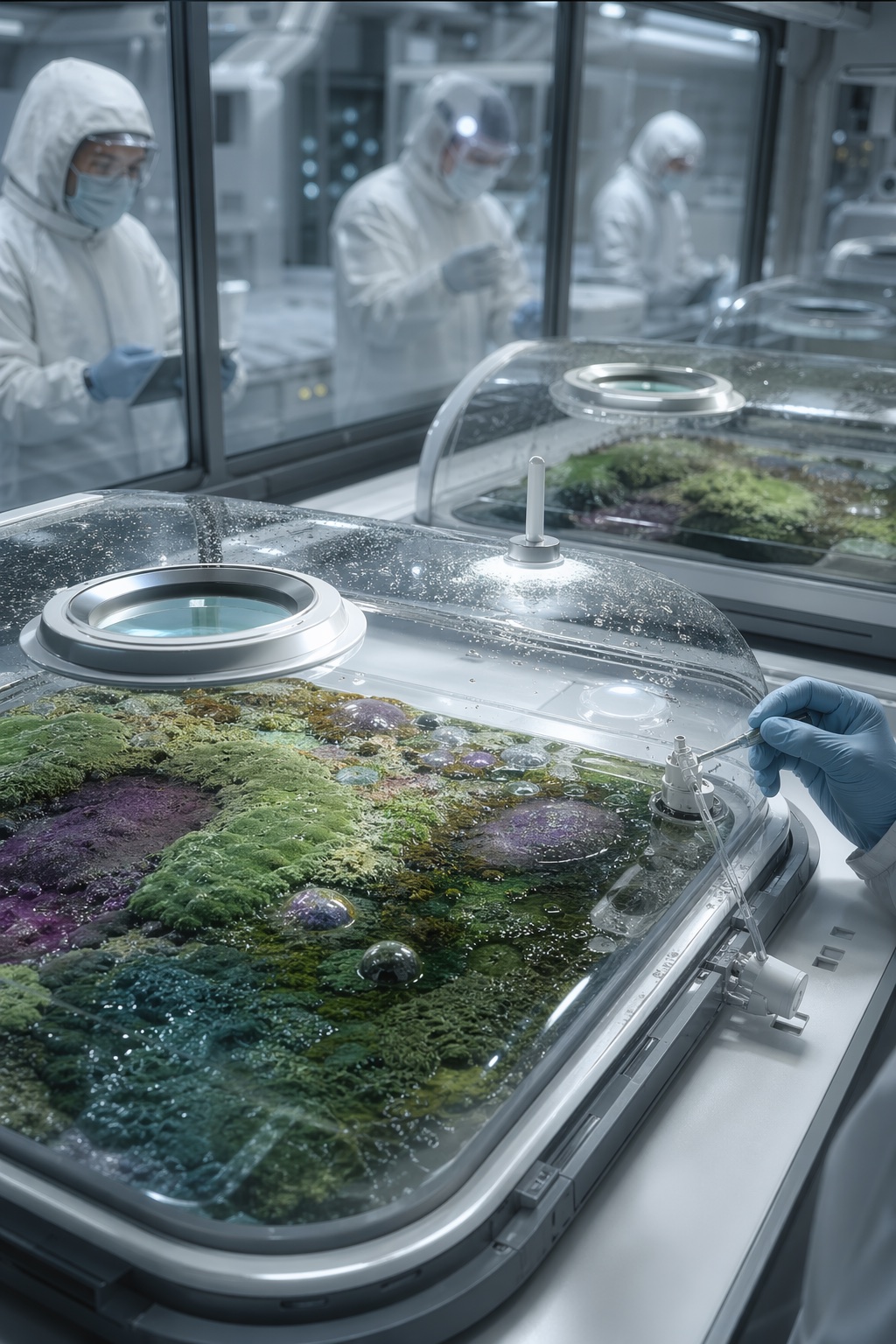 外星微生物采样温室