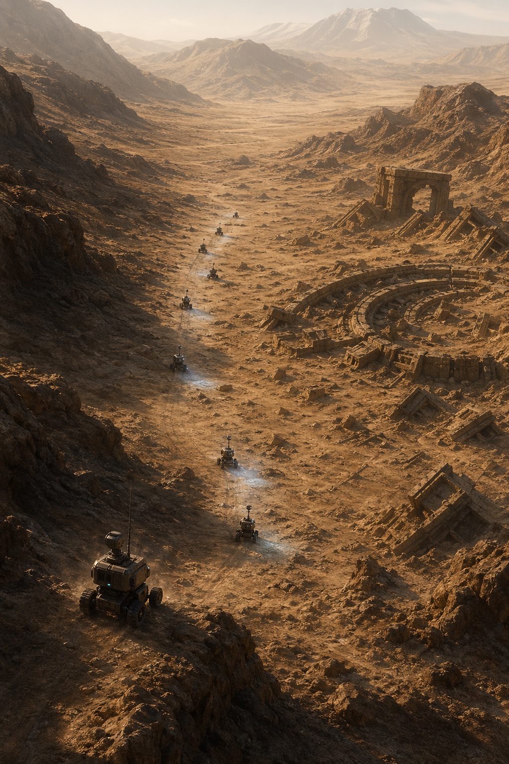 谷地机器人考古线