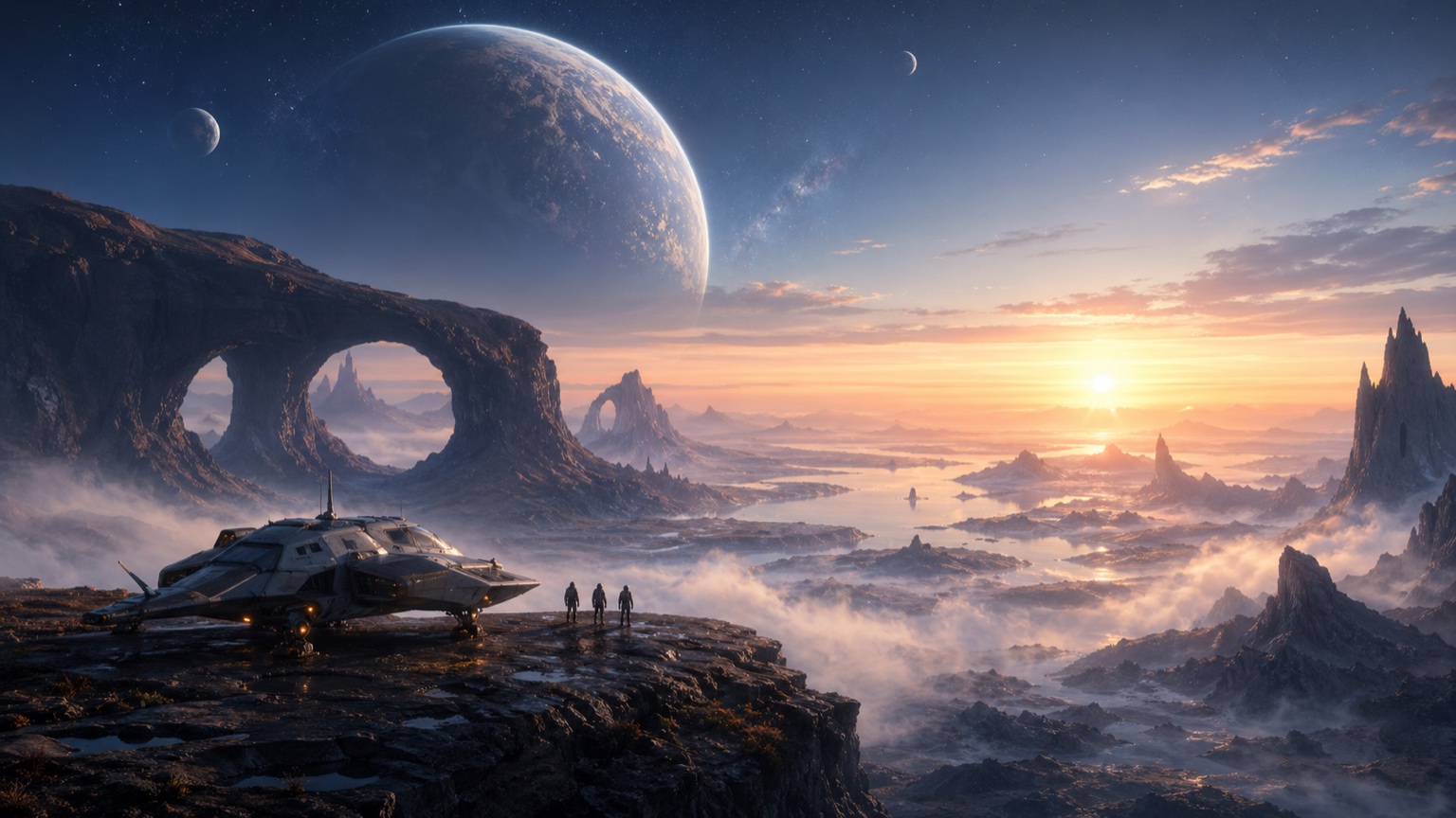 未知星球晨雾封面