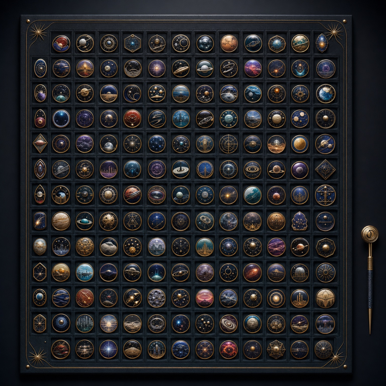 百站纪念徽章板